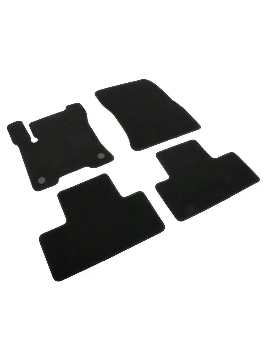 4PCS Black Nylon Car Floor Mats Compatible With Benz EQB X243 2022-2025 Nylon Carpet Protection Interior Floor Liners Car