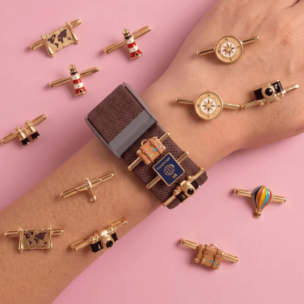 Original Design WHOOP Charm Band Decoration French Vintage Style Fashion Smart Bracelet Accessory Personalized Gift
