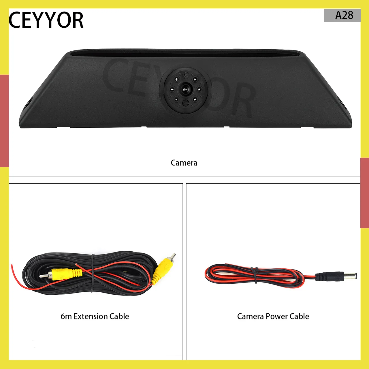 

An Car Brake Light Reversing Camera for Iveco Daily 4 Gen 2011-2014 Van Night Vision Parking Light Backup Rear View Camera