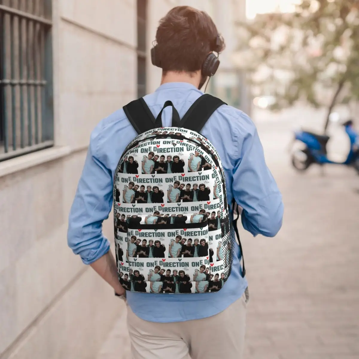 One DIrection Love Student Backpack School Bag Hiking Travel Daypack for Boys Girls Bookbag Shoulder Bags