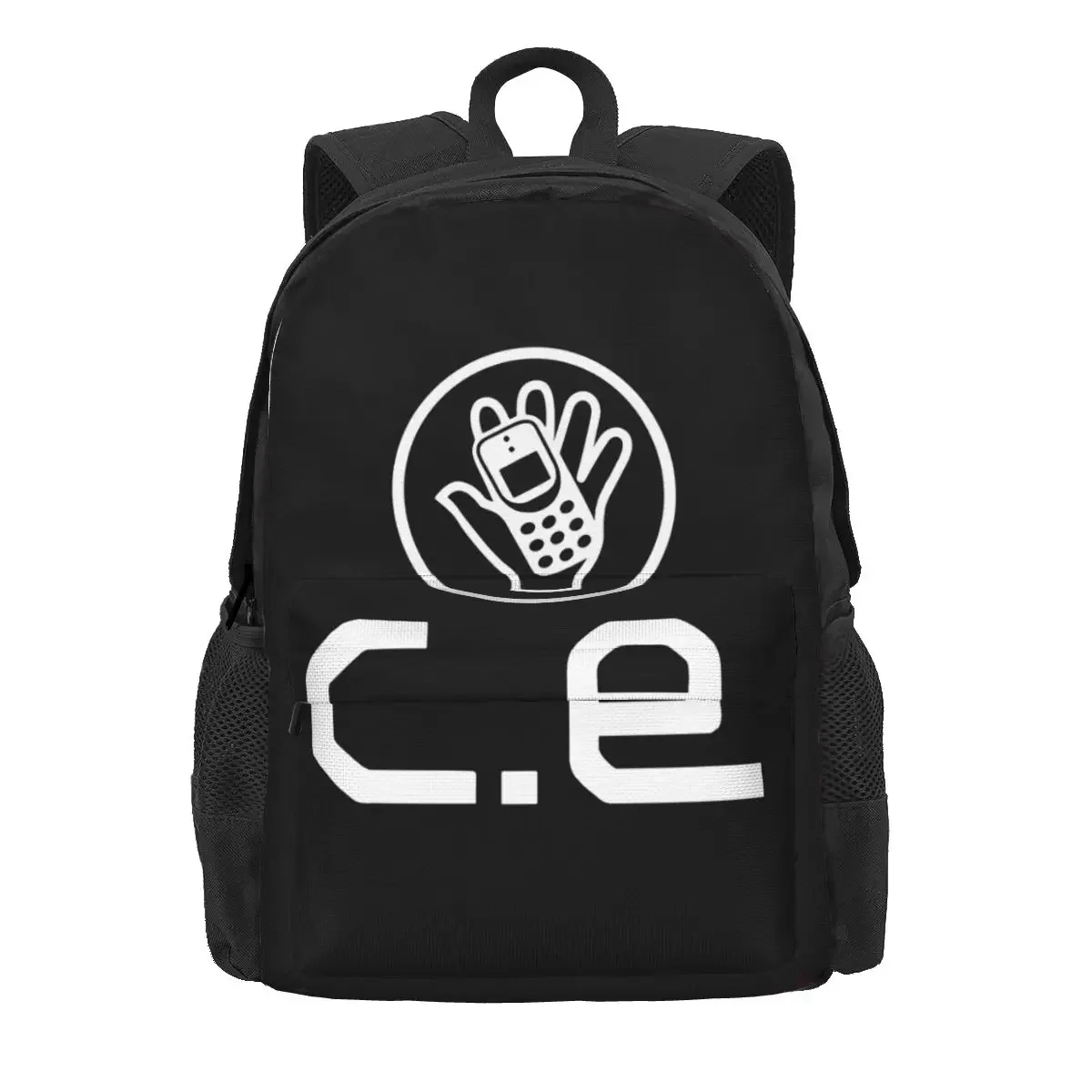 Cav Empt C.E Hand Mobile T 18Ss Retro Mobile Phone Illustration Large Capacity Backpack Print New Style