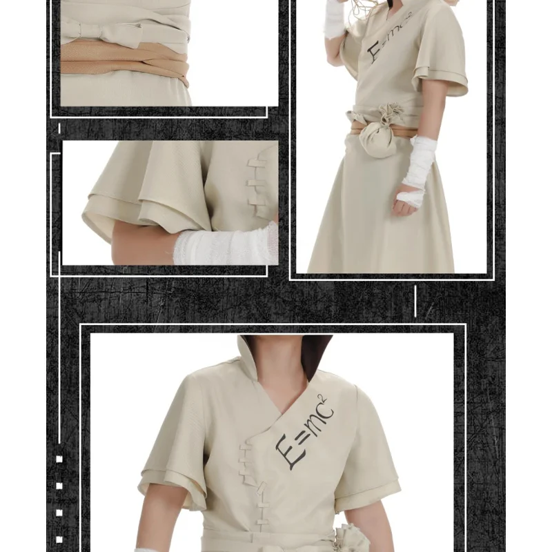 أزياء أنيمي جديدة لعام 2025 دكتور ستون سينكو إيشيغامي أزياء شعر مستعار + أزياء تنكرية سينكو للبالغين باللون الأبيض للرجال مجموعة كاملة من سيارة عيد الميلاد للهالوين ☆ ☆ #6