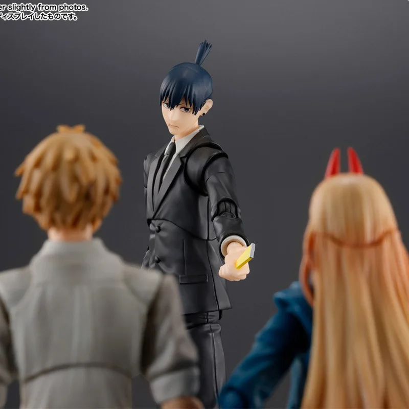 بانداي S.H.Figuarts SHF بالمنشار رجل آكي هاياكاوا أطقم منمذجة SHF PVC حوالي 14.5 سنتيمتر عمل أرقام نموذج اللعب تمثال هدية للأطفال