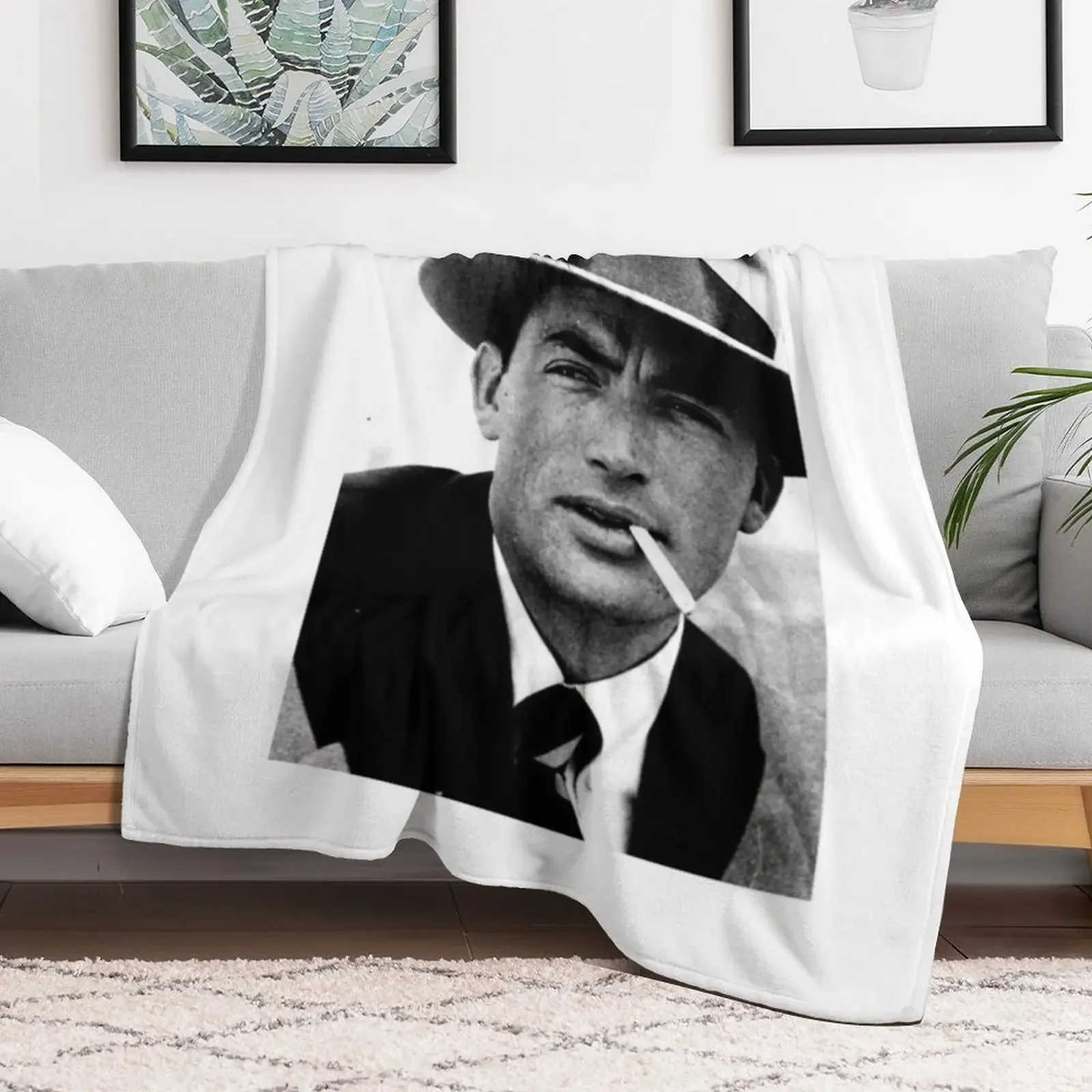 Gregory peck Throw Blanket Designers Giant Sofa Vintage Blankets