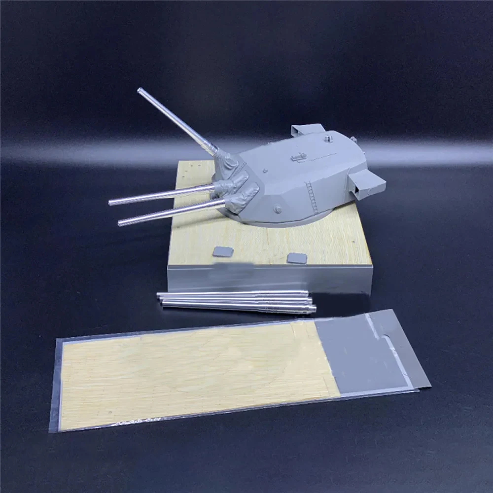 

Metal Barrel & Wooden Deck & 3 Shells For 1/72 Battleship For Yamato Model Battleship Three Flowers 0510