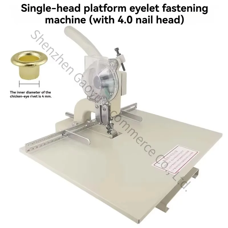Tag Rivet 4mm 5.5mm Hollow Rivet  Ringless Buckle Machine, Pneumatic Eye Machine Single Head Semi-automatic Corn Machine