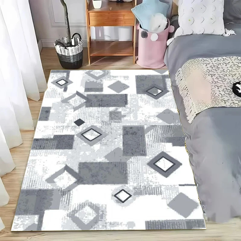 Modern Geometric Triangle Pattern Area Rug Large Carpet for Living Room Bedroom Hallway Entryway Kitchen Decorative Floor Mat