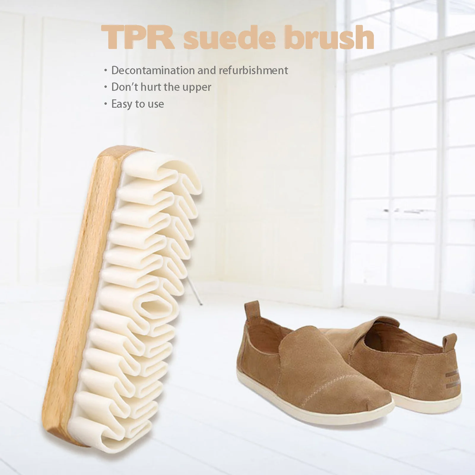 Cleaning Scrubber Brush for Suede Nubuck Material Shoes/Boots/Bags Scrubber Cleaner White Leather Brush Home Cleaning Tool