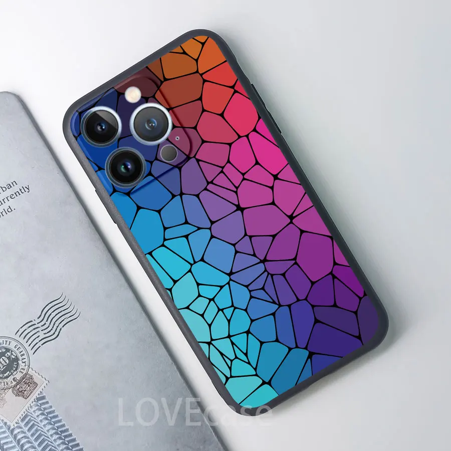 ل Xiaomi Redmi 15C 15 Redmi ملاحظة 14 13 برو زائد 11 10 9 8 9A 9T 9C 9S 10S 11S K20 Pro حافظة سيليكون ليوبارد هندسية