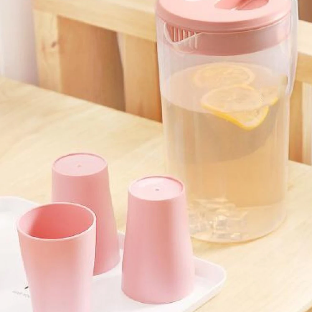 

2200 ML Cold Water Bottle Jar Beverages Jug Kettle Plastic Drink Pitcher Large Container