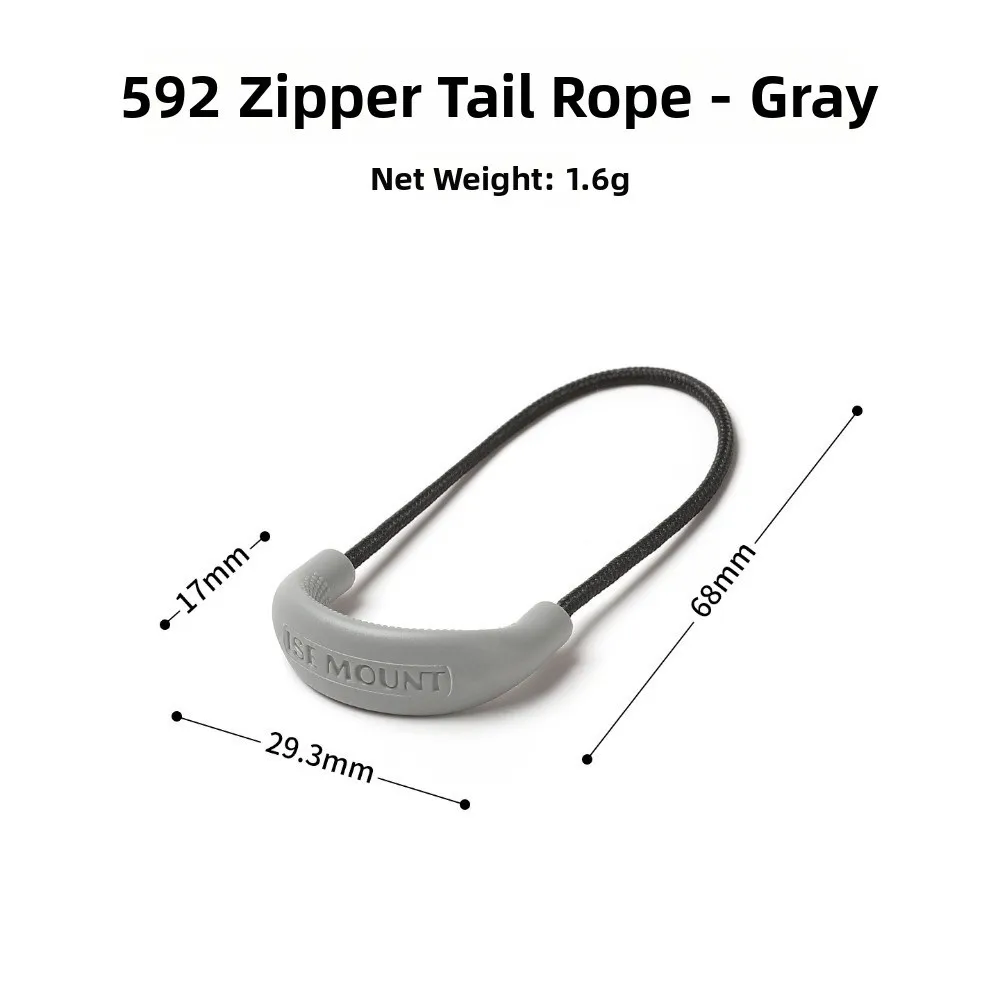 5pcs Universal Zipper Rope Anti-slip Tail Rope Multicolors Color Drawstring Zipper Puller Multistyles