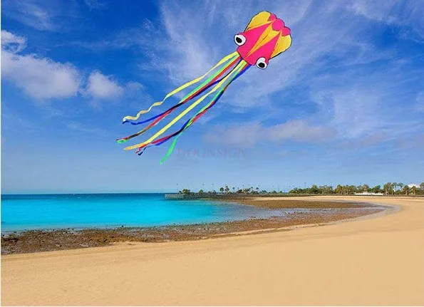 Octopus Soft Kite for Children and Adults Small Kite Easy to Fly in the Breeze Large and High end New Type Kite