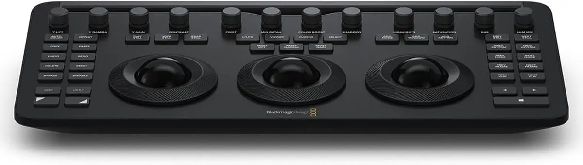 Davinci Resolve Micro Color Panel with Bluetooth and USB-C Connectivity (Black)