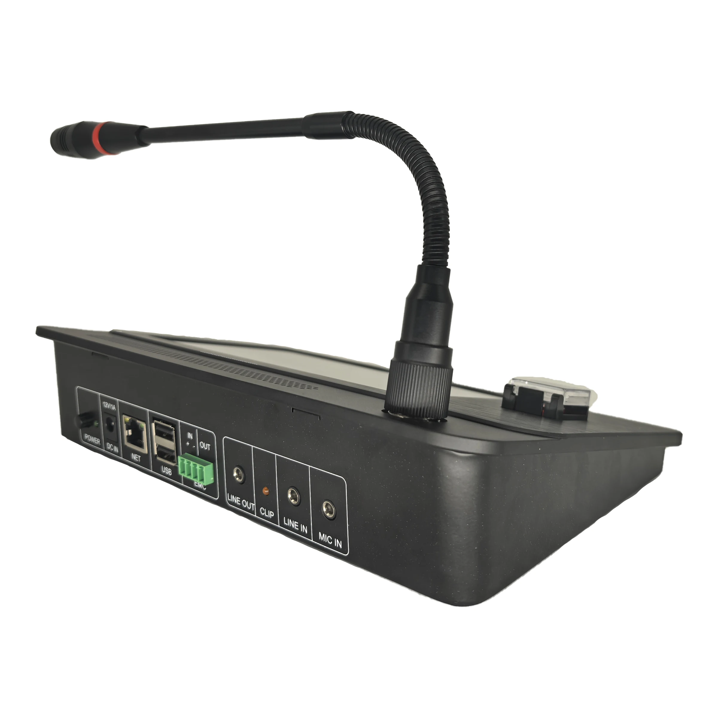 

New Arrival IP Paging System IP PA Public Address System Intercom Built in Server Paging Microphone Audio Sound Device