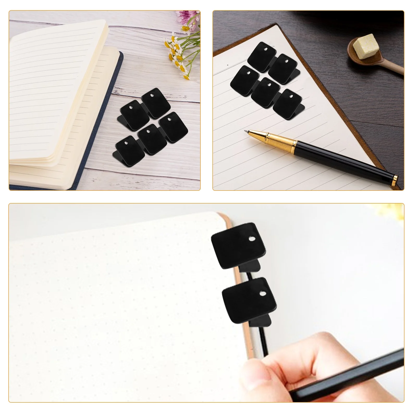 

40Pcs Small Plastic Clips Versatile Document Sorting Clips for Office School Home Organizing Small File Holder Clip