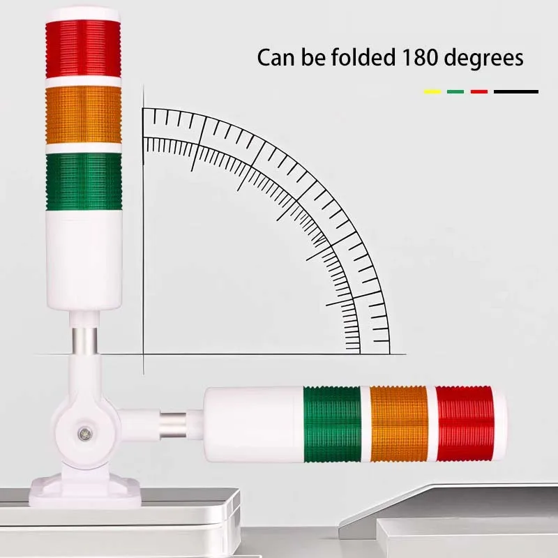 LED 삼색 조명 신호 타워 스택 조명 산업용 신호 경고등 CNC 레이저 용접/절단기용 부저
