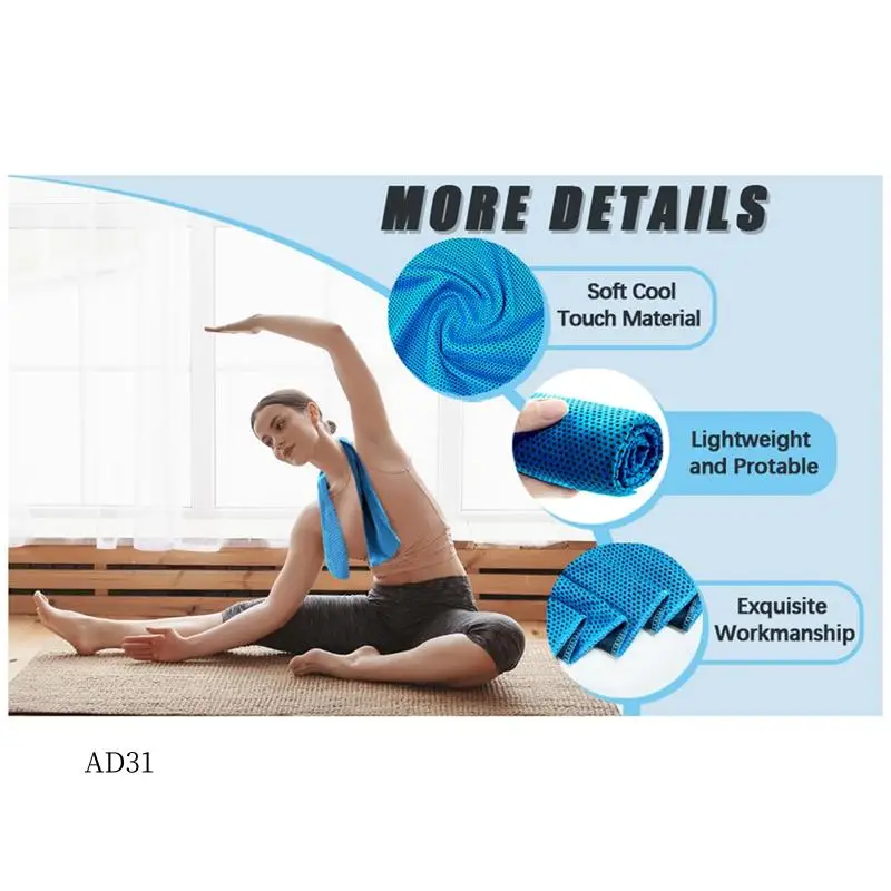 

New-Cool Sports Quick-Drying Towel Suitable For Gym, Travel, Yoga, Camping, Running, Outdoor Sports