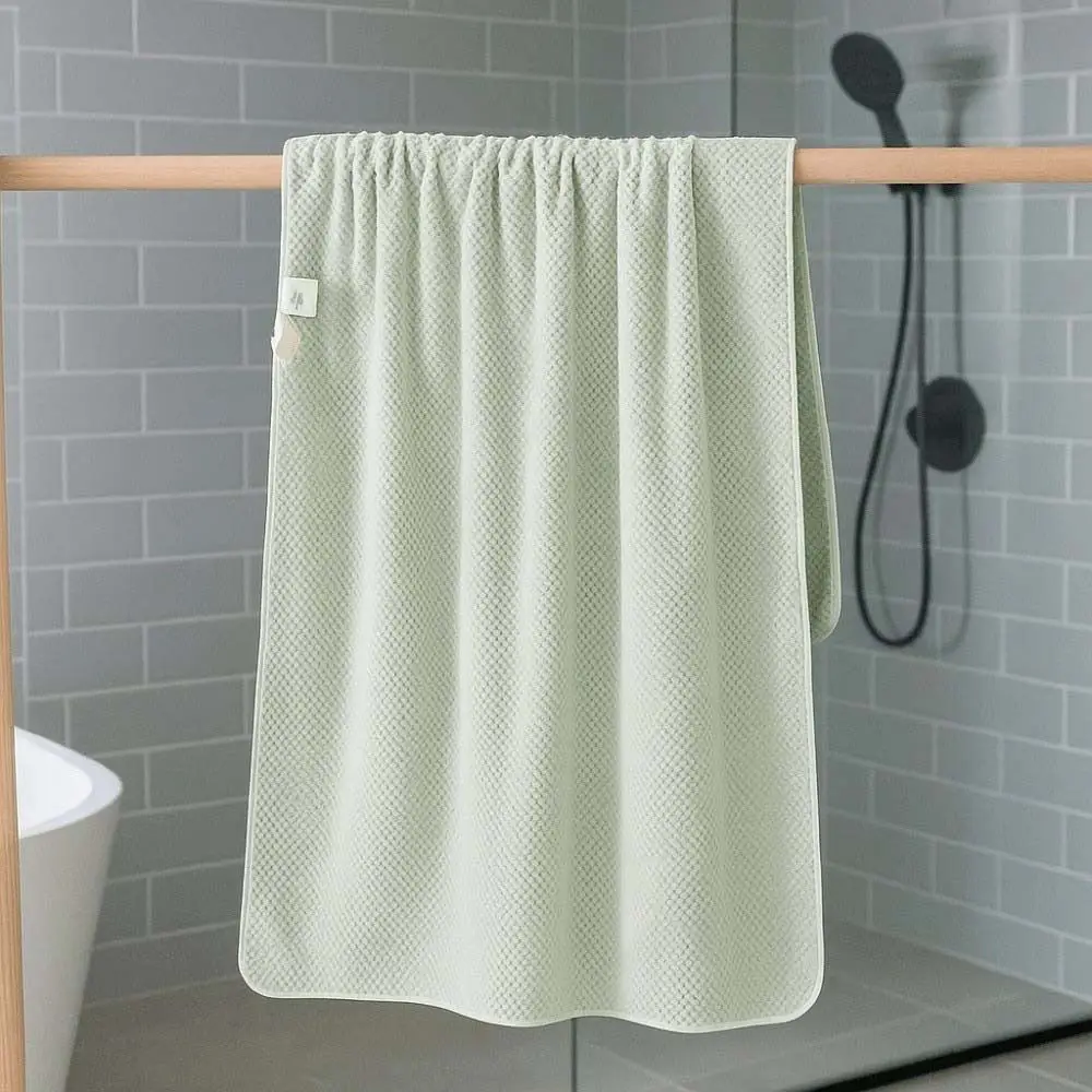 

Portable Breathable Baby Towel Polyester Fiber Quick Water Absorption Solid Color Washrag Facecloth Fluffy Soft Washcloth Pool