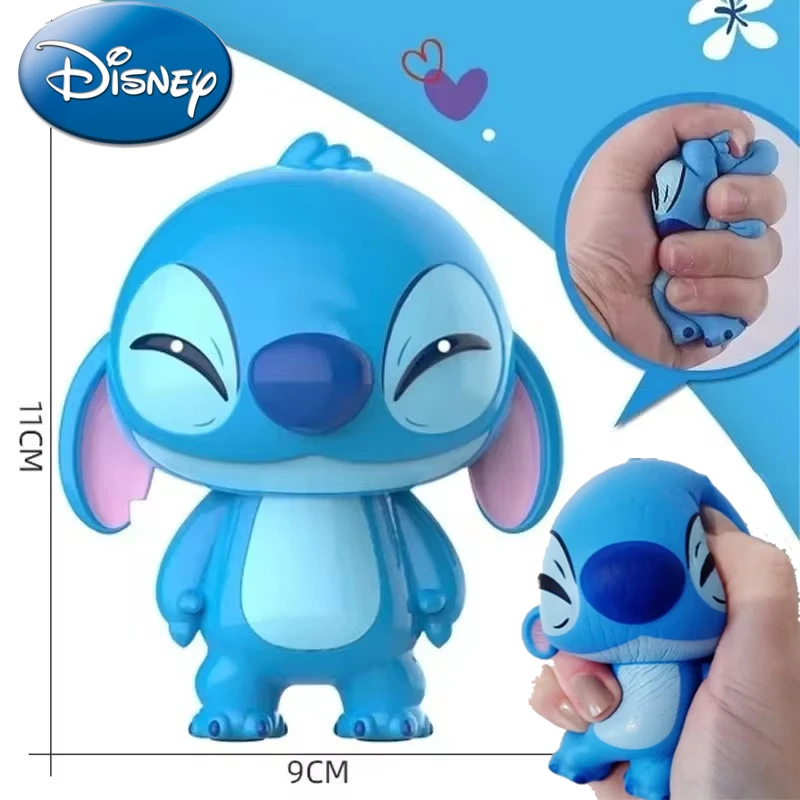 Disney Cartoon Lilo & Stitch Doll Stress Relief Toys Children Birthday Gift Kawaii Soft Slow Bounce Boys Girls Christmas Gift