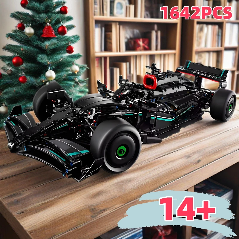 Blocs de construction de voiture de course techniques F1W14E Performance 42171, échelle 1:8, ensemble à collectionner, modèle adulte, jouet à monter soi-même, cadeau de décoration, 1642 pièces