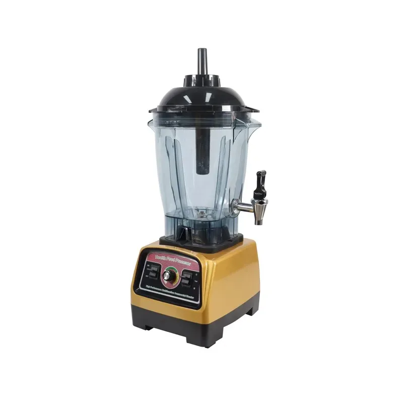 2025 8L Large Capacity 2200W Commercial Blender Juicer Portable with Faucet High Power Smoothie Maker for Restaurant Bar