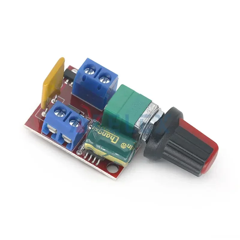 Hot Sale Mini 5A PWM Max 90W DC Motor Speed Controller Module 3V-35V Speed Control Switch LED Dimmer