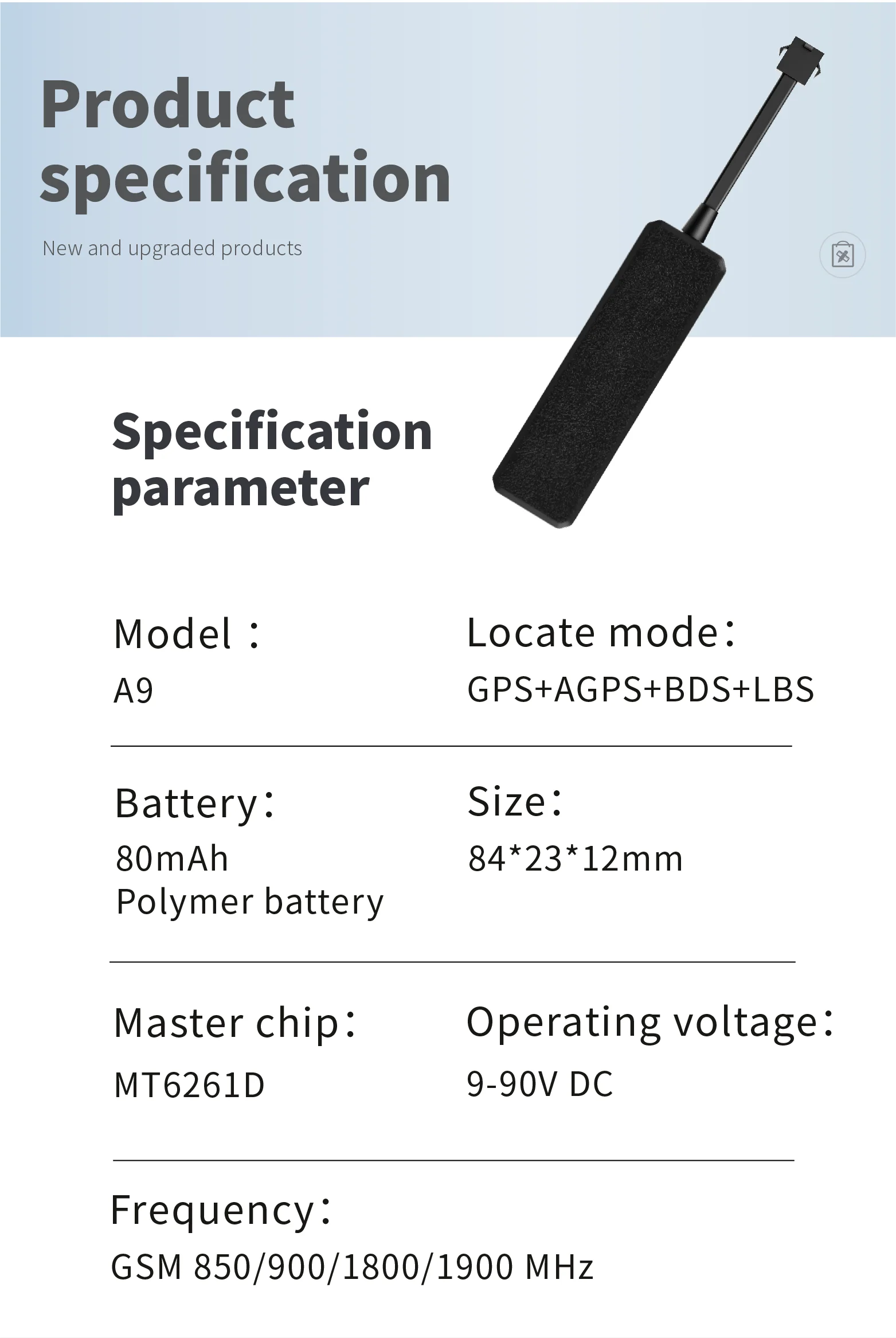 Rastreador Gps Localizador Gps Ce Ninguno 79 24 12,5 Mc20 9 90v A9 Rastreador Gps portátil Rastreador Gps Android Moda
