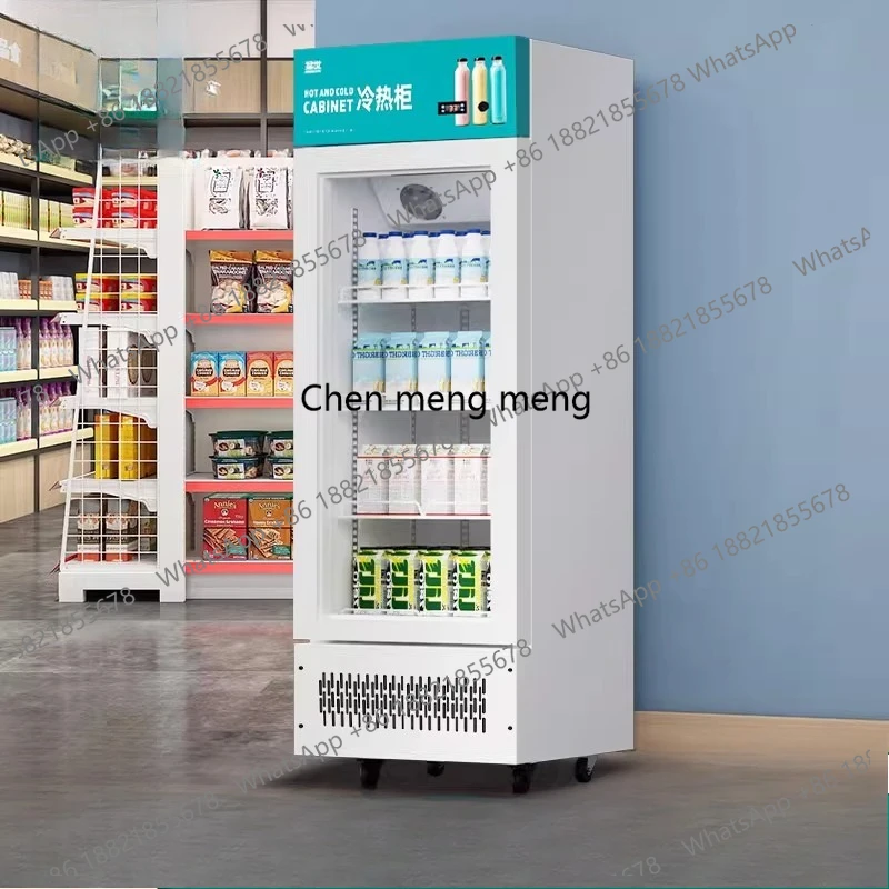 

Витрина с подогревом молока. Изоляционный шкаф для быстрого питания большой емкости. Витрина для горячих и холодных напитков.