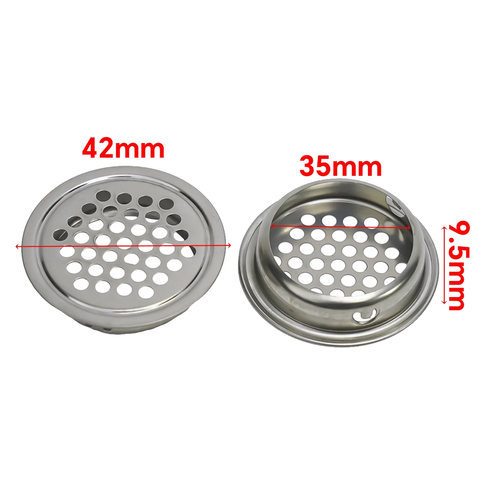 

20pcs Stainless Steel Air Vent Grille Home Wardrobe Cabinet Metal Ventilation Plug Decorative Dustproof Ventilation Hole Cover