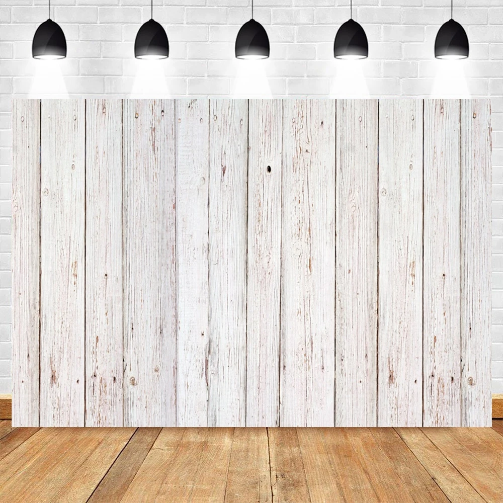 Rustic Brown Wooden Background for Photography Wood Backdrop Baby Shower Birthday Party Banner Kids Pets Portrait Photo Shoot