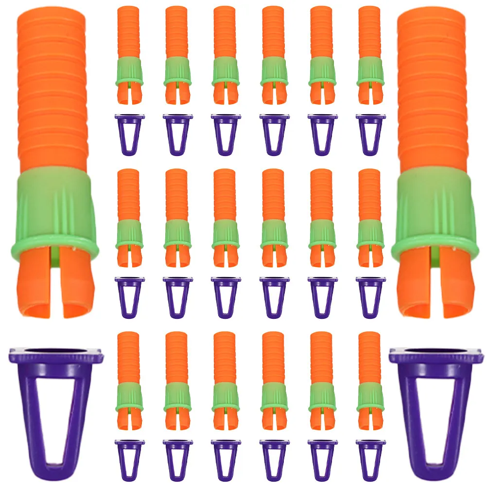 

20Pcs Pencil Lengthener Extender Portable Small Size Easy Carry for Crayons Oil Painting Pens Office Supplies Pencil Extender