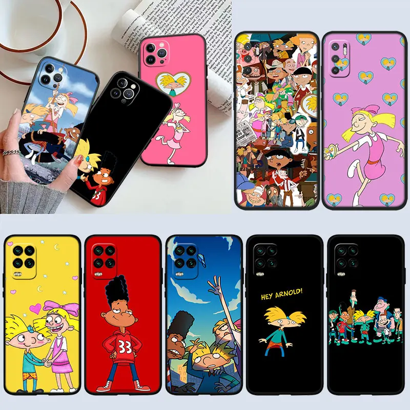 Capa de Telefone de Alta Qualidade S-Special Hey A-Arnold para Xiaomi Poco M4 M5 M6 M7 X3 X6 X7 F8 Ultra Pro GT NFC