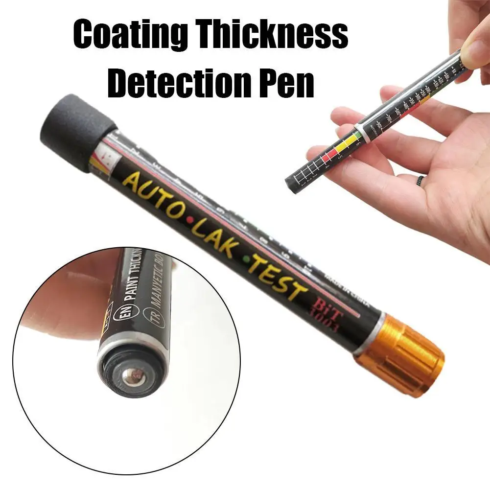Car Paint Test Thickness Tester With Magnetic Tip Scale Meter Gauge Auto Paint Cars Paint Crash Check Test Paint Tester