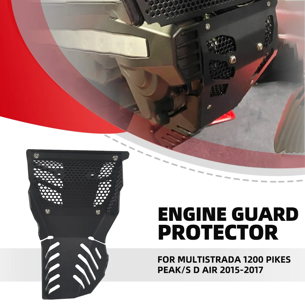 

Engine Housing Protection T5-5754 Aluminium For Ducati Multistrada 1200 Pikes Peak S D Air 2015-2016-2017 Motorcycle Accessories