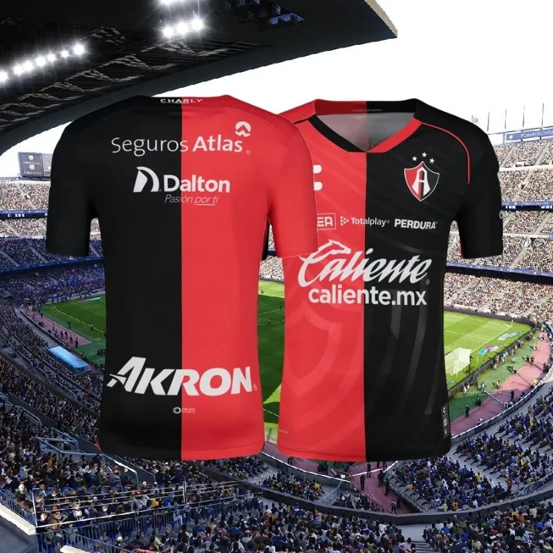

MX Football Jerseys, Home and Away T-shirts, Atlas Charlie Breathable and Loose T-shirts for Men Are Selling Well in Mexico