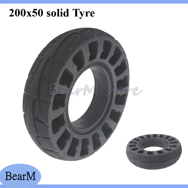 8 Inch 200x50 Solid Honeycomb Tire for Electric Scooter Kugoo S1 S2 S3 Non-pneumatic Tyre Explosion-proof