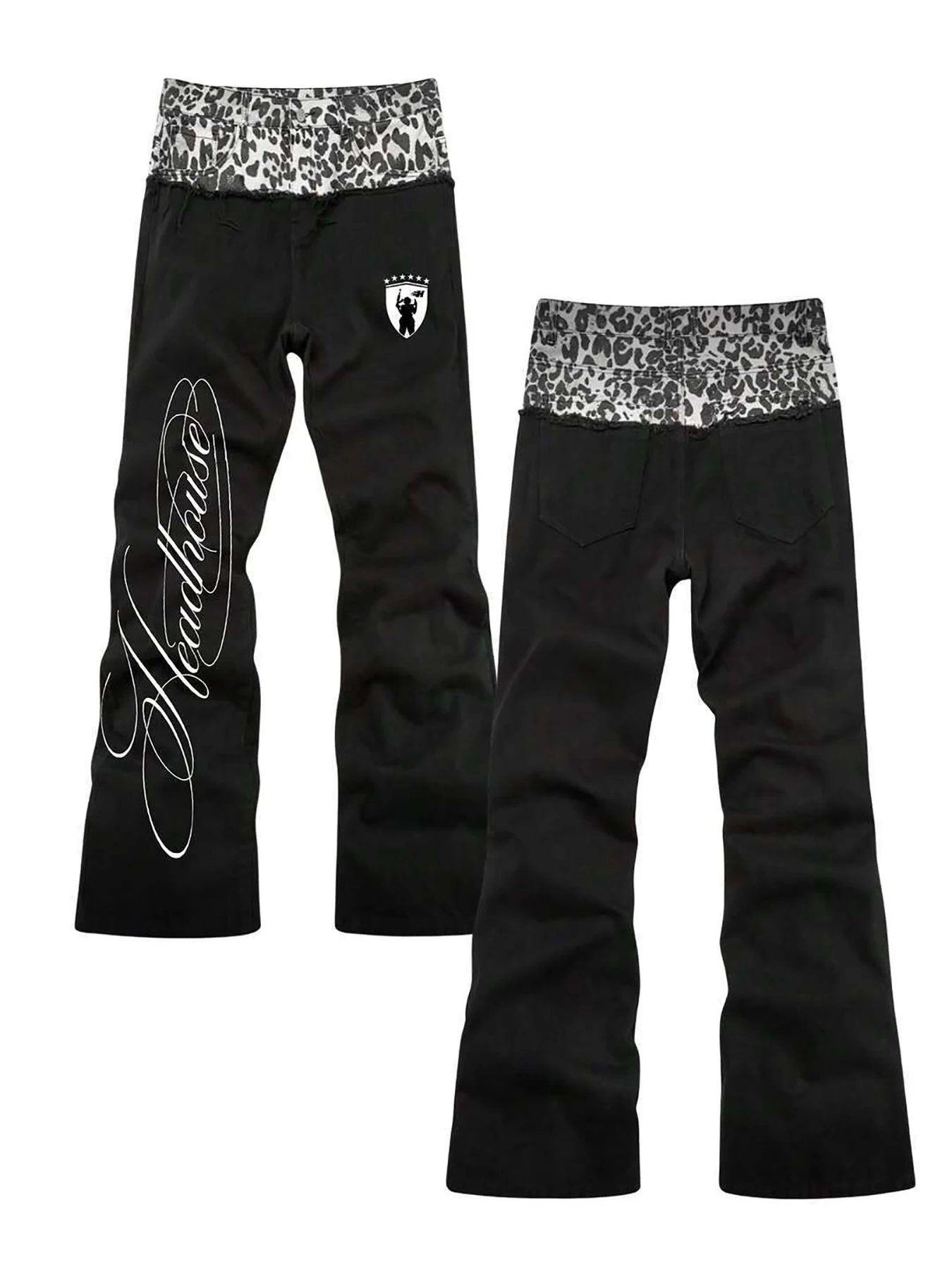 

Винтажные джинсы с эффектом потертости для мужчин и женщин, осенне-зимние уличные брюки прямого кроя черного и серого цвета с вышивкой.