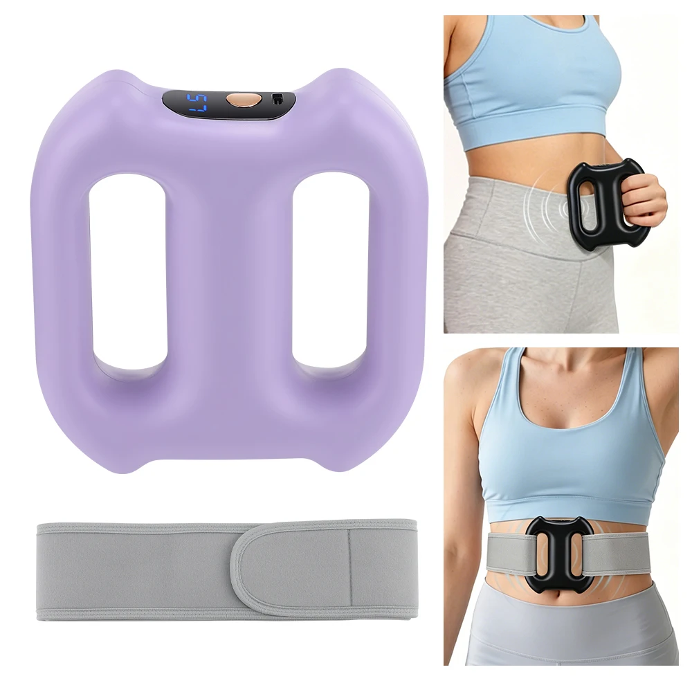 Anel de Massagem Profissional Recarregável para Queima de Gordura e Relaxamento Muscular Profundo na Cintura e Abdômen