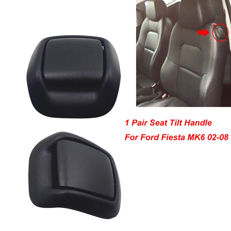 2Pcs Car Front Side Seat Tilt Handle Black 1417521 1417520 for Ford Fiesta Mk6 3 Door Version 2002 2003 2004 2005 2006 2007 2008