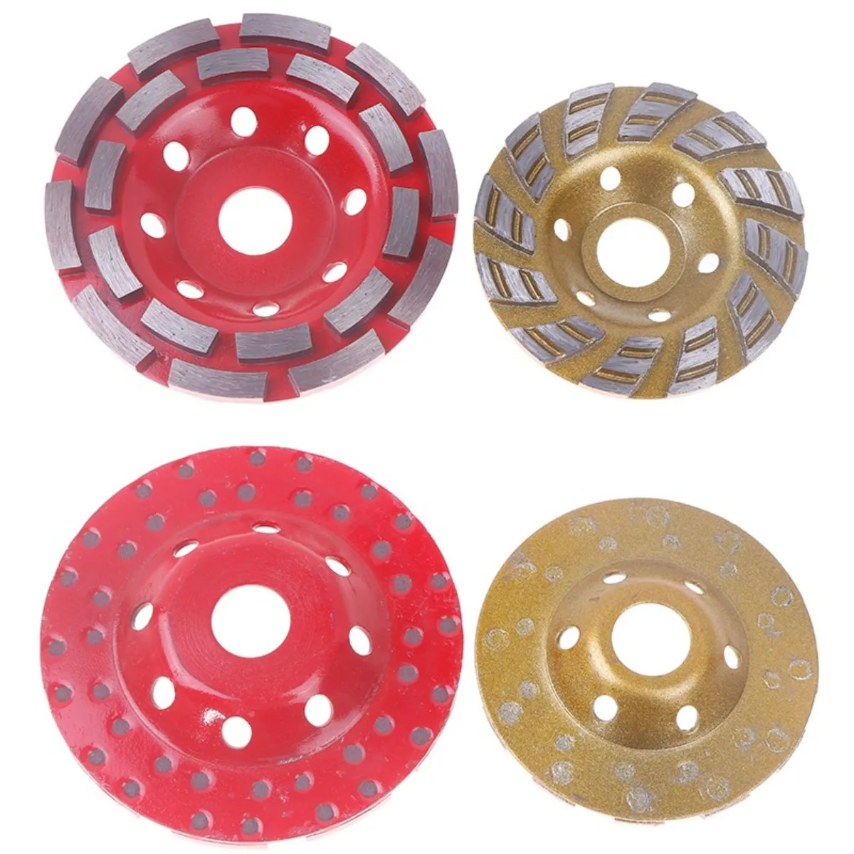 10/12.5CM Diamant Slijpschijf Disc Schurende Cup Slijtage Schuren DIY Slijpschijf Haakse Slijper Tool Polijstmachine voor Beton/Hout