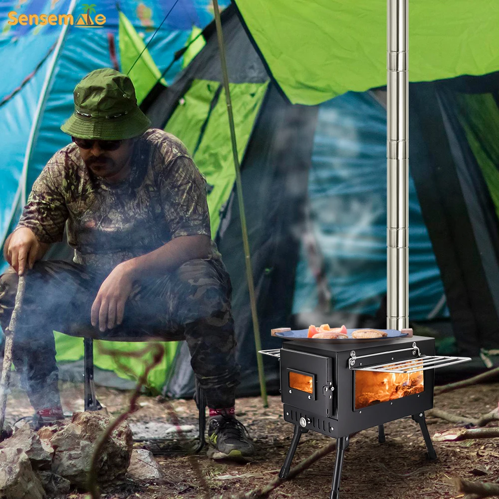 Stufa a Legna Portatile per Ca - Outdoor Camping Fireplace recensione e prezzo