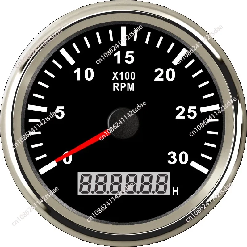 Diesel tachometer W signal excavator agricultural vehicle loader engine speed sensor 1-300 teeth adjustable