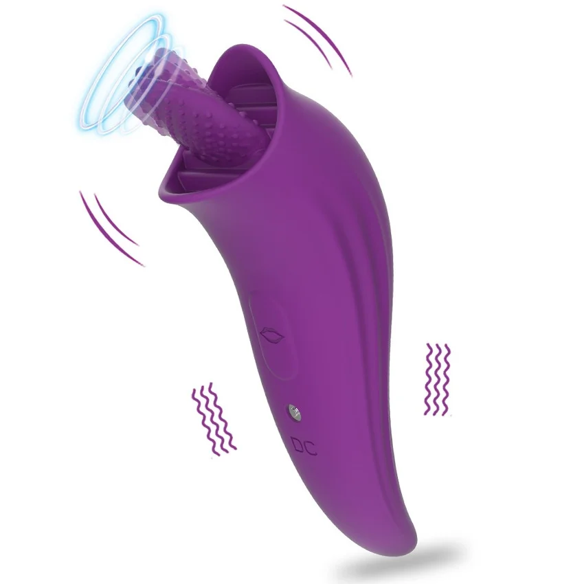 2026 New Upgrade Female Powerful Tongue Licking Vibrator For Women Clitoris Female Oral Nipple Stimulator Masturbator Sex Toys F