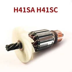 H41SA Rotor Armature Accessories for Hitachi H41SA H41SC Electric Hammer Electric Pickaxe Rotor Armature Anchor Replacement