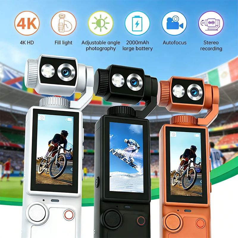 

4K WiFi HD мини-камера для спорта, уличная водонепроницаемая камера для правоохранительных органов, ночное видение, видеорегистратор, портативный видеорегистратор с креплением на пояс для велосипеда