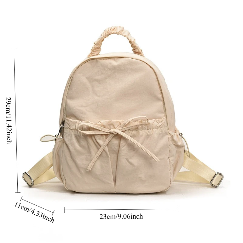 حقيبة ظهر تحمل اسم شخصي، حقيبة بمقبض مكشكش مطرزة حسب الطلب، حقيبة ظهر لطيفة للأطفال والمراهقين، حقيبة اسم مخصص للسفر المدرسي هدية