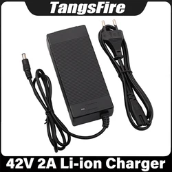 42V 2A Smart Lithium Battery Charger 10Series For 36V Electric Bicycle Polymer Li-ion Battery Charger DC High Quality Connector