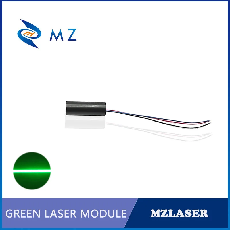 Green Line TTL PWM Laser Diode Module Hot Selling Compact Mini D14mm 520nm 50mw 5V Industrial Machine Line Laser