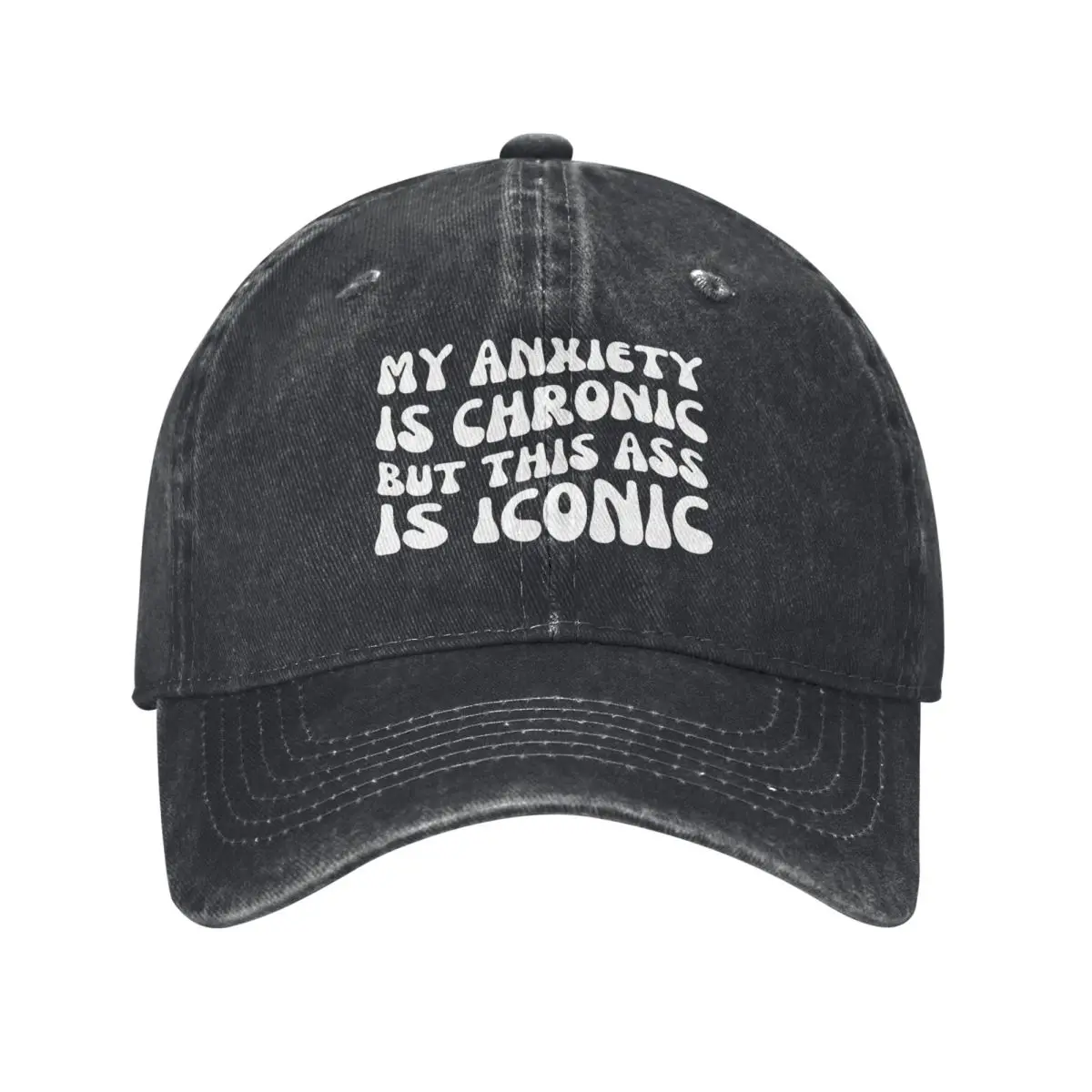 My Chronic But This Ass Is Iconic Baseball Hats Dad Hats Adjustable Baseball Cap for Men Women Cowboy Hat