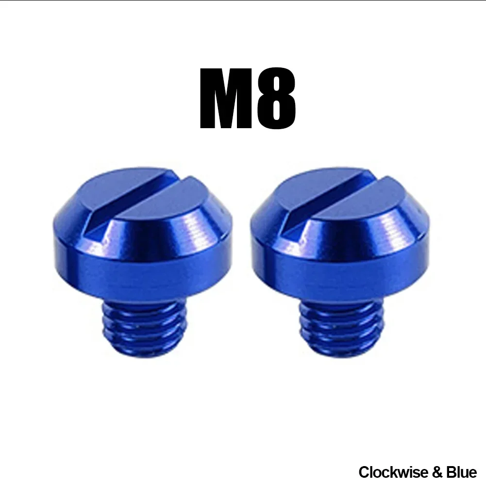 2PCS M8 M10 * 1,25 Motorrad Spiegel Loch Stecker Schraube Schrauben Für Yamaha Honda Kawasaki Suzuki BMW Aprilia Ducati universal